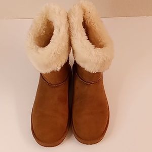 APRES by Lamo Winter Warm Snow Travel Size 8 Brown-Cream Colors SB32